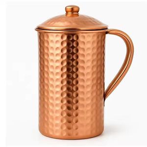 High Quality Copper <b>Jug</b> Customized Premium Drinkware Copper Pitcher Stylish Insulated Water <b>Jug</b> PureShield Copper <b>Jug</b> - Product Image 5