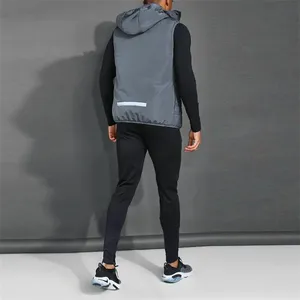 เสื้อกั๊กพัฟเฟอร์ผู้ชายแบบไม่มีแขน น้ำหนักเบา ระบายอากาศได้ดี สวมใส่สบาย รับสกรีนโลโก้ ขายดีจากโรงงานโดยตรง สำหรับฤดูหนาว - Product Image 5