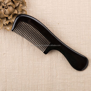 Suministro directo de fábrica Vintage hecho a mano elegante cuerno de búfalo peine cepillo de masaje de pelo moda belleza regalo de la India - Product Image 1