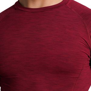 T-shirt de sport pour homme à compression haute élasticité, séchage rapide, anti-transpiration, protection contre les éruptions cutanées, vente en gros OEM - Product Image 2
