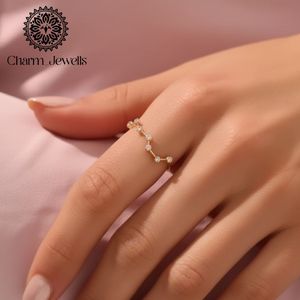 Anillo de Constelación de Plata con Moissanita para Mujer Charm_Jewells, Certificado IGI, Clásico, con Engaste de Garras, 3 GM - Product Image 3