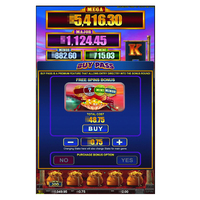 Fire Link Cash Fall 5 en 1 avec Pass d'achat pour machine de jeu à monnayeur Fire Ball WMS550 Pot of Gold, vente directe usine