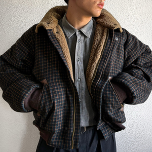 Wholesale Streetwear <b>Flannel</b> Shirt <b>Jacket</b> Long Sleeve Plaid Polyester Lined Breathable - Product Image 4
