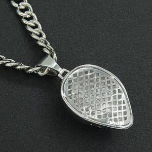 Ice Cuban Link Pendant Necklace with Moissanite <b>Rope</b> <b>Chain</b> Mask Charm Silver Tone Hip Hop Jewelry for Men Party Occasion - Product Image 4
