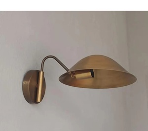 Applique murale en laiton en forme d'éventail, éclairage extérieur, luminaire mural LED 110-240V, base en aluminium - Product Image 4