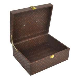 Brass Antique Horse Bit Style Gift Box Customizable Leather Boxes & <b>Bins</b> For Events Wedding Gifting Use Hot Sell - Product Image 6