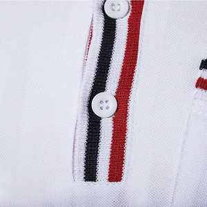 Polos de hombre de alta calidad con logotipo personalizado, manga corta, uniformes, polos lisos, camisetas con diseño bordado. - Product Image 4