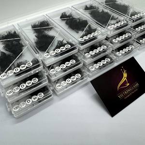 ขนตาปลอมแบบพัดสำเร็จรูป 12D CC/DD/M/L Curl Narrow ความหนา 0.03 มม. 0.05 มม. ขนสังเคราะห์ สำหรับต่อขนตา สั่งซื้อจำนวนมาก รับทำโลโก้ตามสั่ง - Product Image 6