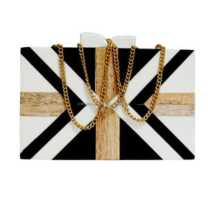 Custom Handmade Resin Clutch Bag High End Acrylic Purse for Women Party or Event Use OEM Services <b>Offered</b> - Product Image 1