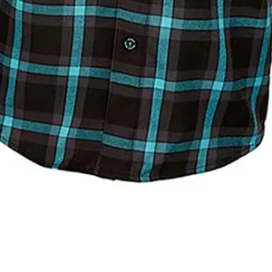 เสื้อเชิ้ตผู้ชายแบบติดกระดุม ลายตาราง ทรงหลวม ผ้าฝ้ายนุ่ม ใส่ได้ทุกวัน โรงงานผู้ผลิต OEM - Product Image 4