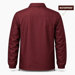 Custom Coach <b>Jacket</b> Waterproof Unisex Windbreaker Embroidered Logo Lightweight Mesh Lining Wholesale Manufacturer - Product Image 5