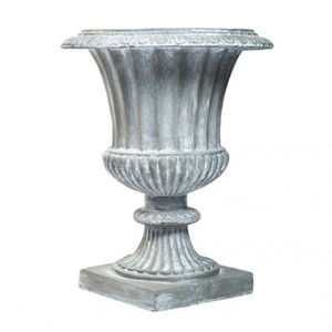 Best Quality White Metal Garden Urn <b>Planter</b> for Flower or Green Plant Outdoor Use Handmade Garden Urns - Product Image 5