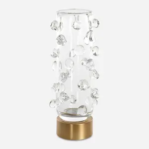 Vase à fleurs en métal artisanal pour un style d'intérieur luxueux, vase à fleurs en métal pour une décoration de maison haut de gamme - Product Image 1