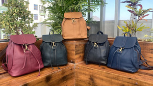 Mochila con cordón de cuero genuino de alta calidad, Mochila deportiva informal para senderismo, mochilas de viaje de negocios al por mayor para Unisex - Product Image 4