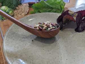 Ensemble d'ustensiles en bois, 1 cuillère, outils de cuisine sculptés à la main, artisanat Khadim, compatible micro-ondes, compatible lave-vaisselle - Product Image 4