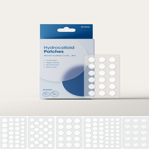 Patch anti-acné hydrocolloïde transparent personnalisé OEM, marque privée, pour les imperfections et les boutons – Produit de beauté et de soins personnels - Product Image 2