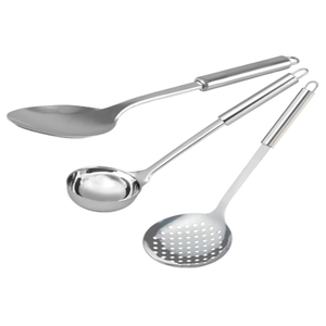 Stainless Steel Eco-friendly Modern Stylish <b>Art</b> Decor Kitchenware Set Cooking Spatula Soup Spoon At good price - Product Image 4