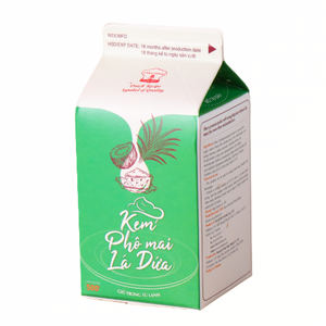 Crema No Láctea para Bebidas, Envío Global, Excelente Calidad, HALAL, OEM/ODM, Crema de Queso Pandan para Postres, 500G, Café - Product Image 1