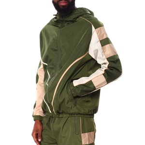 Coupe-vent décontracté pour homme, super qualité, léger, à capuche, en polyester, imperméable, coupe-vent, grande taille, élégant - Product Image 5