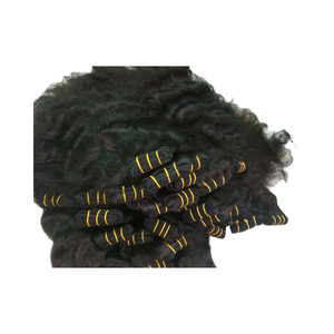 Extensions de cheveux humains 100% vierges indiennes Remy, tissées à la main, de qualité supérieure, cheveux humains, 10 à 34 pouces - Product Image 1