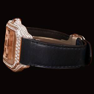 Nouvelle montre de luxe bicolore en acier inoxydable avec mouvement à quartz et diamants Moissanite VVS1, calendrier intégré, en gros et à prix abordable - Product Image 2