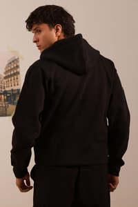 Wholesale Men’s Printed <b>Zip</b> Up Hoodie Cotton Blend Fleece Sweatshirt Kangaroo Pocket Streetwear Style Premium Quality - Product Image 5