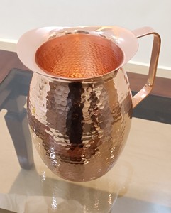 Pichet en cuivre personnalisé de haute qualité pour servir de l'eau, du jus ou des cocktails - Product Image 3