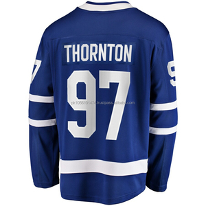 Ventes en gros de maillots de hockey sur glace personnalisés par sublimation Dallas pour adultes, antibactériens, respirants, 100% polyester, haute qualité, 3D - Product Image 4