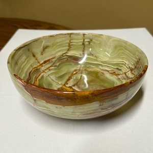 Cuenco de ónix premium, cuenco de piedra natural, cuenco decorativo de lujo, cuenco artesanal de piedra, elegante, precio de mayoreo. - Product Image 1