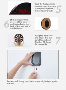 Cible de fléchettes électronique d'intérieur Advanced Collection, 6 fléchettes avec 24 pointes de rechange - Product Image 5