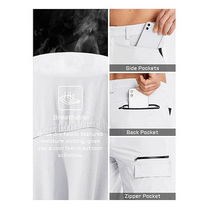 Shorts de course décontractés pour hommes, respirants, anti-humidité, séchage rapide, taille élastique, toile polyester/coton, pour la gym et l'entraînement - Product Image 5