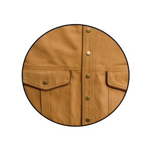 Chaleco Casual de Cuero Vacuno Genuino con Cierre de Cremallera Reversible y Botones, Chaqueta de Invierno Transpirable e Impermeable - Product Image 4
