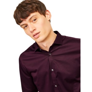 Men's Formal Dress Shirt Solid Color Turn-<b>Down</b> Collar Full Sleeve 100% Cotton Anti-Wrinkle Poplin Fabric Autumn Wear - Product Image 3