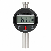 Testeur de dureté numérique Shore D 0-100HD avec poinçon métallique, écran LCD pour caoutchouc dur et résine, verre