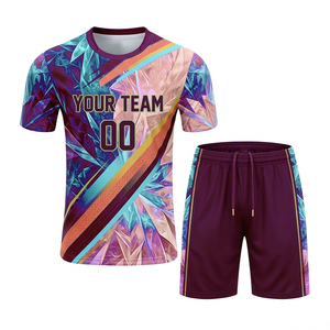 เสื้อเจอร์ซีย์ปิคเคิลบอลฤดูร้อนแบบยูนิเซ็กซ์-ชุดกีฬาขาสั้นแห้งเร็วสำหรับการฝึกซ้อมกีฬาหลายประเภท โพลีเอสเตอร์ 100% ชื่อ/หมายเลขทีมแบบกำหนดเอง - Product Image 6