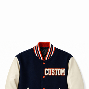 SHH INDUSTRIES Custom <b>Men's</b> Varsity <b>Jacket</b> Letterman <b>Baseball</b> Bomber <b>Jacket</b> Custom Logo High Street College <b>Jacket</b> 100% Cotton - Product Image 5