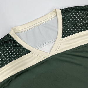 เสื้อเจอร์ซีย์แฟนกีฬาแบบสั่งทำพร้อมโลโก้และชื่อทีม ราคาขายส่ง เนื้อผ้านุ่ม ระบายอากาศได้ดี แขนสั้น เหมาะสำหรับฤดูใบไม้ผลิ - Product Image 4