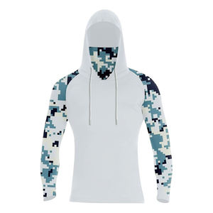 Camisa de Pesca con Capucha para Hombre, Transpirable, de Secado Rápido, con Estampado Digital, Protección UV, de Spandex y Poliéster, Manga Larga - Product Image 2