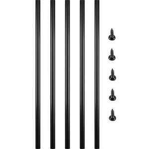 Set di 51 Balaustre per Terrazza 81cm x 1.9cm in Lega di Alluminio, Viti per Balaustre per Scale, Confezione da 51 Perni Metallici per Ringhiere in Legno - Product Image 1