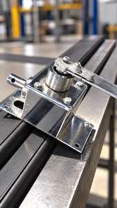 Iron Chrome Finish Industrial Design Hand Operated Gear <b>Box</b> with Built-in Handle Lock System for <b>Rolling</b> Shutter Doors & Garage - Product Image 3
