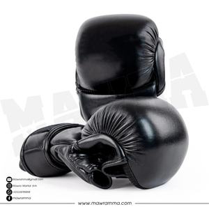 Vente flash - Gants d'entraînement de boxe MMA en cuir de haute qualité, avec poignées antidérapantes, logo personnalisé, gants de sparring - Product Image 4