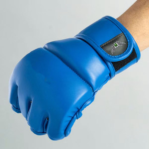 Gants de MMA en cuir de qualité supérieure, logo personnalisé, gants de grappling, fabricant OEM ODM, vente en gros, gants d'entraînement de combat MMA - Product Image 3