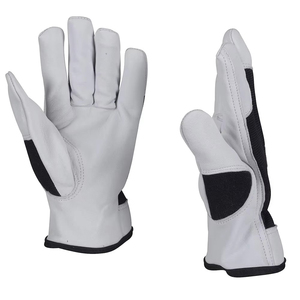 Gants de sécurité professionnels en cuir |   Protège-poignets écologiques respirants antidérapants avec détection d'aiguilles pour usage extérieur/quotidien/à domicile - Product Image 4