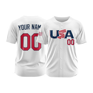 Custom World Baseball Classic Jersey Personalized Baseball Jerseys Printed/Stitched Sport <b>Shirt</b> for Men Women Youth Kids - Product Image 1