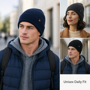 2026 Unisex Solid Color Knit <b>Beanie</b> Hat With Logo Patch Winter Warm Acrylic Cap For Adults Black Pink <b>Blue</b> 100%High Quality Hats - Product Image 4