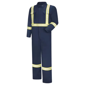 Overol de Seguridad con Luces LED de Alta Visibilidad ANSI/EN ISO Clase 3, Precio de Fábrica OEM, Antibacteriano, Impermeable, Transpirable, de Poliéster, Unisex - Product Image 3