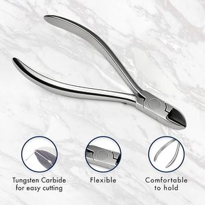 CE Certified Stainless Steel Reusable Dental Distal End Wire Cutter Orthodontic Braces <b>Bracket</b> Remover Pliers for Dental Clinic - Product Image 2