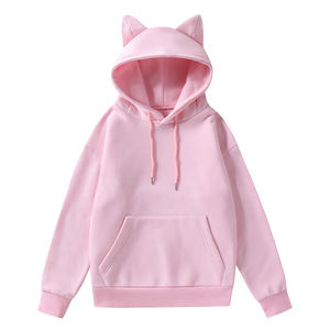 Sudadera con Capucha de Algodón y Forro Polar para Mujer, Directo de Fábrica, Personalizable, Venta al Por Mayor, Exportación, Tela Premium Transpirable, Proveedor de Invierno - Product Image 4