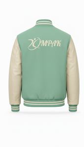 Vêtement d'extérieur tendance style américain durable avec doublure matelassée et lettres en chenille, esthétique lycéenne - Product Image 6