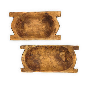 Elegante tazón de masa de madera maciza, tamaño personalizado, hecho a mano, ecológico, moderno, de lujo, vela de mesa, decoración de frutas, tazón grande - Product Image 2